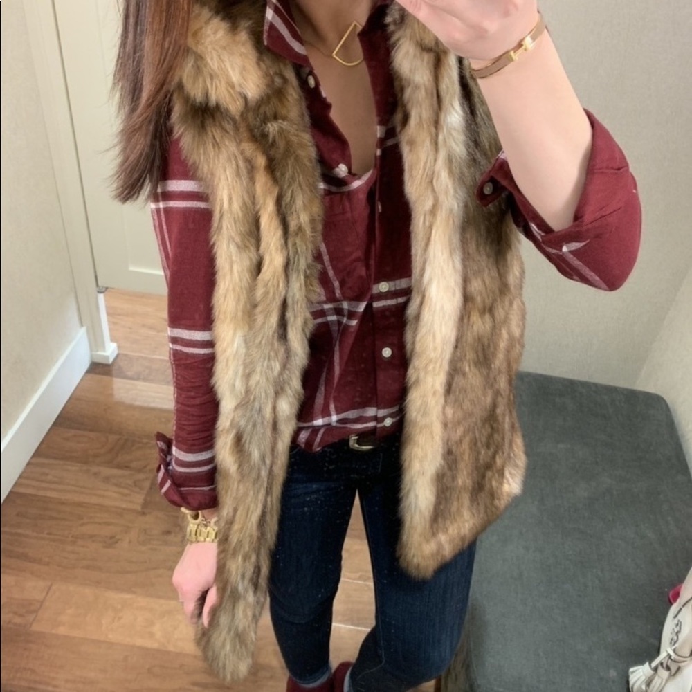NWT Sole Society Faux Fur Vest